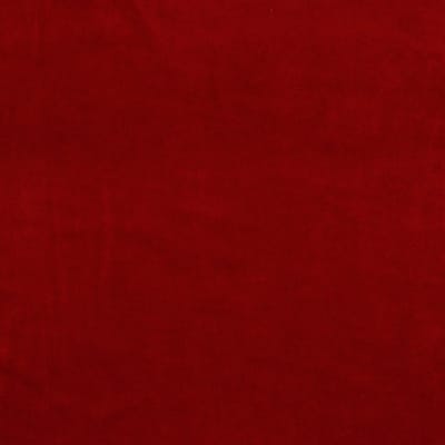 10 meter Nicky velours stof - Bordeaux rood - 150cm breed