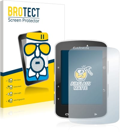 BROTECT - Screenprotector voor Garmin Edge 520 / 820 - Folie Beschermfolie Beschermglas matte
