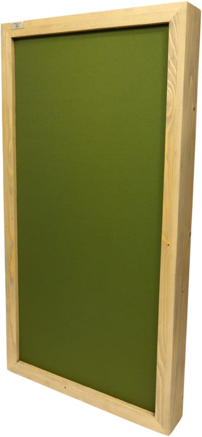 Twee Acoustific S10 Absorber Olijfgroen- 100 mm akoestische panelen voor perfecte geluidsabsorptie- 103.6x53.6x10 CM -geluidsisolatie- isolatiemateriaal-Isolatieplaten-akoestisch wandpaneel