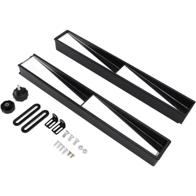 Rétroviseur grand angle à 4 panneaux pour voiturette de golf, hauteur réglable, sécurité améliorée, remplacement pour Club Car DS, fourgon, camion black