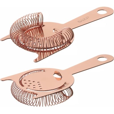 BarUp Hawthorne strainer – koper – roestvast staal – 160x75 mm – verwijderbare veer