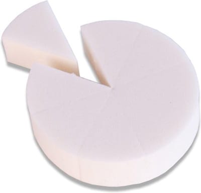 Superstar - Latex grimeerspons rond (8 puntjes)