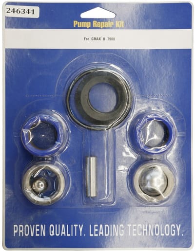 GRACO 246341 - Pomp reparatieset - Pakkingset met klepkogels - Voor GMAX 7900, GH 200/300 en LineLazer 200/250 - Herstelt compressie en aanzuigkracht - Origineel Graco