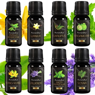 Aromaholik Zestaw Alchemika - Essentiële Oliën - Bloemige Geuren - Citrusgeuren - Verfrissende Geuren