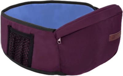 Heupdrager voor Baby – Paars – Heupsteun voor Baby en Peuter – Kind Hip Carrier – Ergonomisch – Comfortabel – Makkelijk Draagbaar – Veiligheidsgordel – Ondersteuning voor Ouders – Verstelbaar – Dagelijks Gebruik – Baby Accessoire