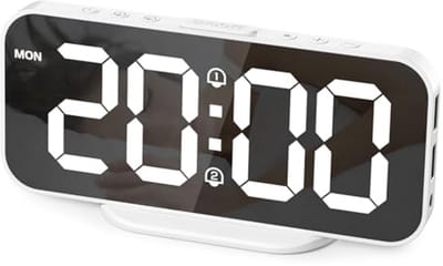 Digitale Wekker met Groot Spiegel Display en Snooze-functie - Ideaal voor Thuis