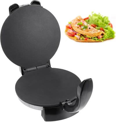 Pannenkoekenmachine - Chapati Tortilla Maker - Snelle Ontbijtjes - Automatische Bediening - 30cm Diameter