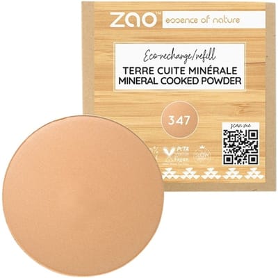 Zao Mineral powder Navulling Gekookt Poeder Naturel Dames 15 g