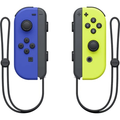 Nintendo Joy-Con Pair Blue/Neon Yellow - Wireless Controller - Nintendo Switch