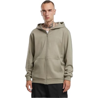 Urban Classics - Cozy Vest met capuchon - S - Groen