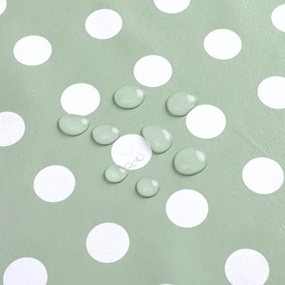 Unyqoos ® Tafelkleed met Moderne Puntjesprint, Afwasbaar en Waterafstotend voor Binnen en Buiten, 140 x 240 cm