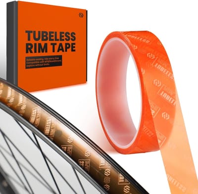 Tubeless Velgenband - Wielband Fiets - Tubeless Conversie - Semi-transparant Oranje - 10 Meter Rol