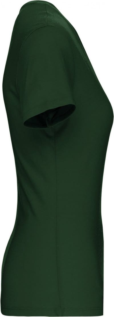 Kariban Dames-t-shirt BIO150 IC V-hals K3029IC - Forest Green - M