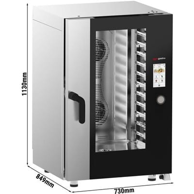 GGM Gastro Kombidämpfer - Touch - 11x GN 1/1 - inkl. Waschsystem & Temperaturfühler