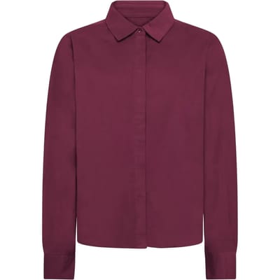 Vrouwen lange mouwen velours shirt KnowledgeCotton Apparel