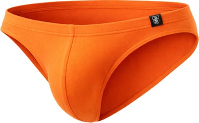 TOF Paris French Bikini Brief Orange - MAAT XXL - Heren Ondergoed - Slip voor Man - Mannen Brief