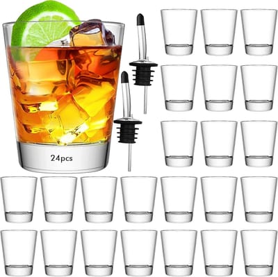 Set van 24 Heldere Shotglazen van 60ml - Ideaal voor Cocktails, Liqueurs en Feestjes