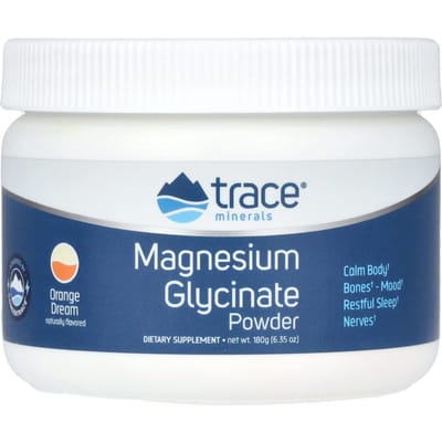 Trace, poudre de glycine de magnésium, Orange Dream, 6,35 oz (180g)