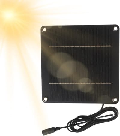 Zonnepaneel - Draagbare Stroom - Outdoor Energie - Hoge Conversie - 24W 12V - Zwart