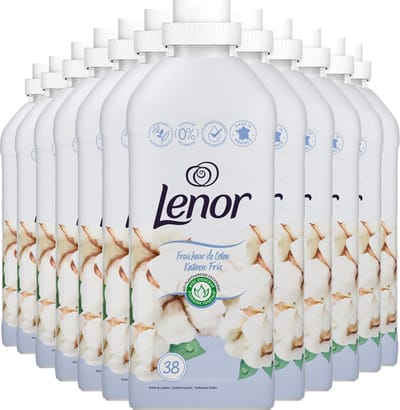 Lenor Katoenfris - Wasverzachter - 12 x 38 Wasbeurten Voordeelverpakking