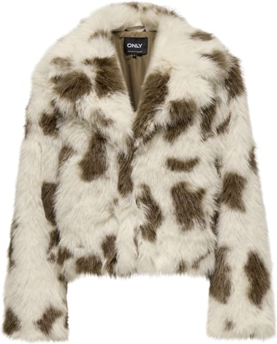 ONLY Jas van synthetisch bont ONLJAMIE Jas van synthetisch bont