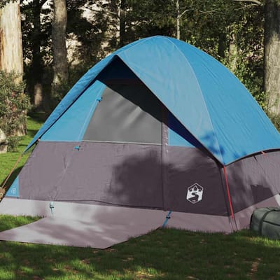 vidaXL - Koepeltent - 4-persoons - waterdicht - blauw
