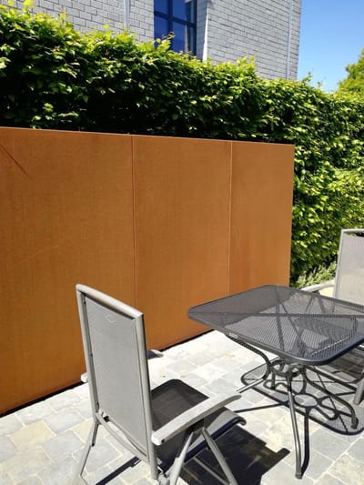 Gerofence cortenstaal L100 x B5 x H200 cm Geroba