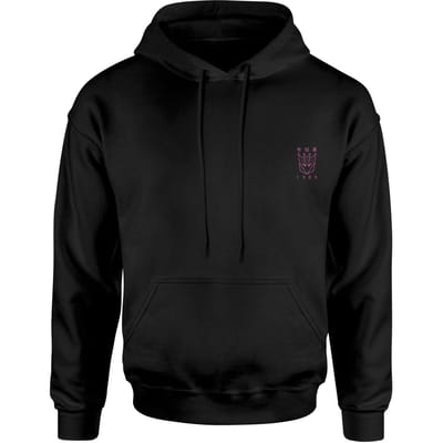 Transformers Decepticons Embroidered Unisex Hoodie - Black - L