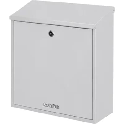Central Park Wandbrievenbus Mailpal 500s - Staal - Zilver - 36,5x41x16,5cm