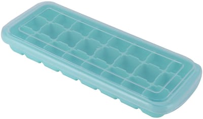 Dailygoods- Ijsbakje met Deksel - Siliconen IJsvormpjes - BPA Vrij - Duurzaam - Veilig en Handig - Geschikt voor Thuiskeuken - Ijsvorm