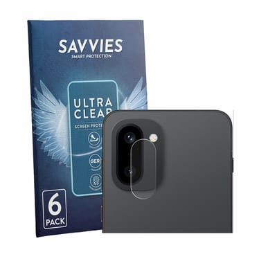 Savvies - Screenprotector voor OnePlus 15R (ALLEEN Camera Lens) - Folie Beschermfolie transparant 6 Stuks
