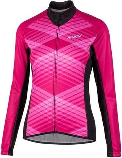 Nalini Brillante 2.0 AIS Fietsshirt Lange mouwen Dames - Roze/Zwart