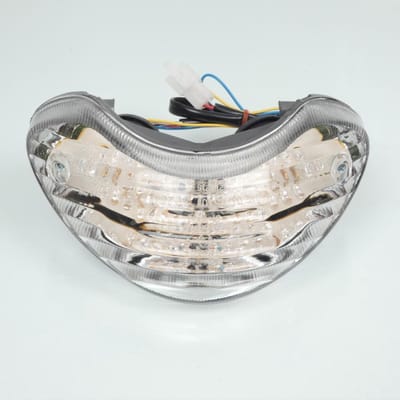 achterlicht bike it voor motorfiets suzuki 650 sv 1999 tot 2003 led transparant / knipperlichten nieuw