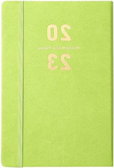 Afsprakenboeken Set - Gedateerde Planners - Dagelijks Noteren - Verdikt Papier - A5 Formaat - Groen