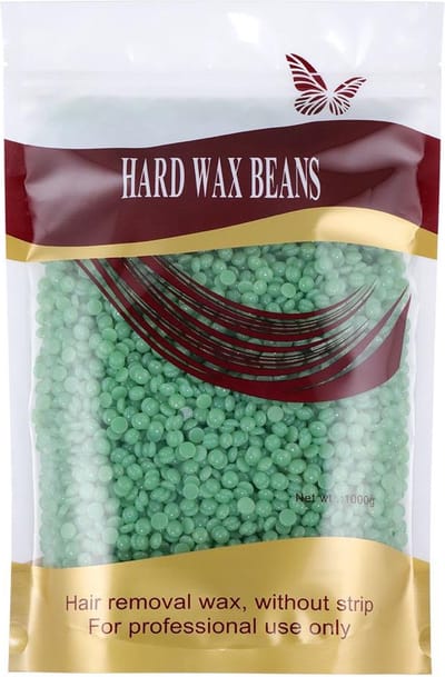 Wax Bonen - Ontharing - Hypoallergeen - 1000g - Groen - Met 30 stuks Spatels - Harde Wasbonen - Ontharingswax
