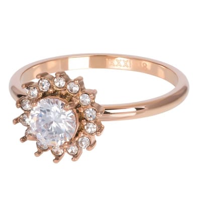 iXXXi jewelry vulring Lucia rose goudkleurig - Maat 17 (gewone ringmaat 19)