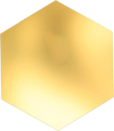 Hexagon Plakspiegels – Set van 10 – 19*17*10 – Gouden Zelfklevende Spiegeltegels voor Wanddecoratie