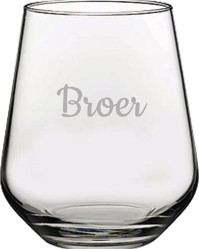 Gegraveerde Drinkglas 42,5cl Broer