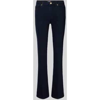Regular fit bootcut jeans van katoenmix