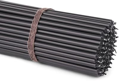 50x Zwarte Druipkaarsen 29 cm - Rituele Kaarsen van Premium Paraffine Wax