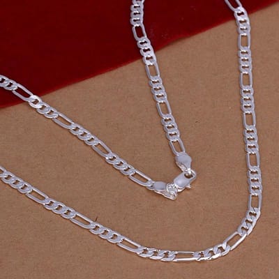 4MM Ketting Europese en Amerikaanse Sieraden Zijketting 16-30 Inch 45cm brown