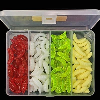 Dailygoods- Vissenwormen 100 stuks - Zachte Plastic Wormen - Kunstaas Set - Aas voor Snoek/Roofvis - Creatief en Divers Team - Kwaliteitscontrole