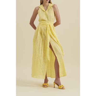 Anne Fontaine Guethary Mimosa Size: 46 | Maxi Dresses Outlet | Dames | Geel