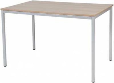 Bureautafel - Domino Basic 120x80 Havana Kersen - alu frame
