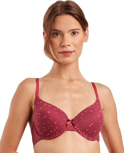 Vanilla - Dames Lingerie, Bh, Beugel beha - Rood - Maat 85B