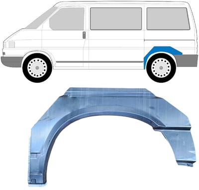 Reparatiepaneel achterspatbord voor Volkswagen Transporter T4 1990-2003 / Links