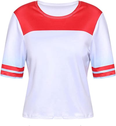 Cosplay Kostuum voor Raveparty en Halloween voor Vrouwen en Kinderen met Tops, Shorts en Accessoires