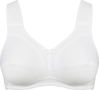 Naturana - Soft bh met gewatteerde bandjes - 86136 - Wit - 85B