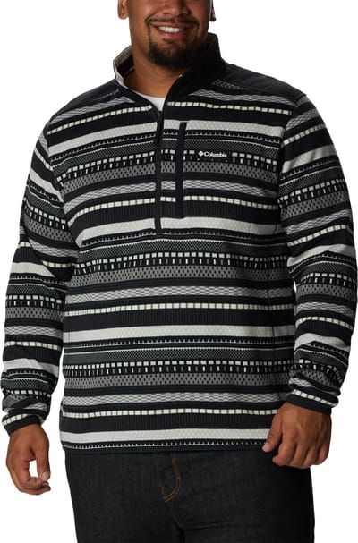 Columbia Sweater Weather II - Fleece Vest Heren Volwassenen - Shark Apres Stripe - Maat XXL