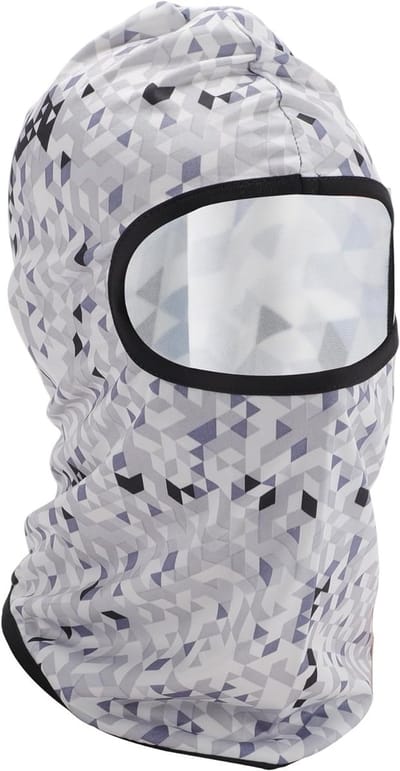 Winter Balaclava voor Mannen en Vrouwen, Winddicht en Warm Gezichtsmasker voor Buitenactiviteiten zoals Fietsen, Ademend en Lichtgewicht, Ruitpatroon, 1 Stuk